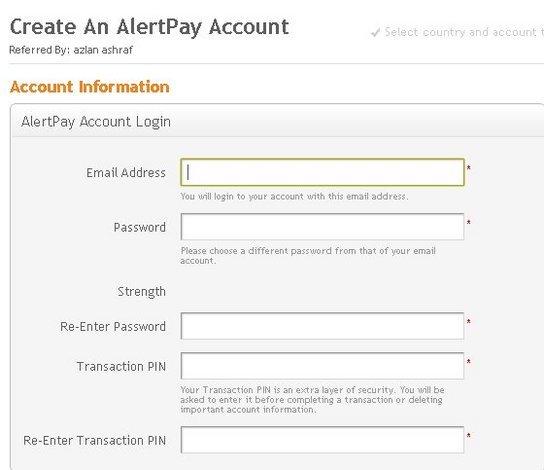 earn money alertpay account